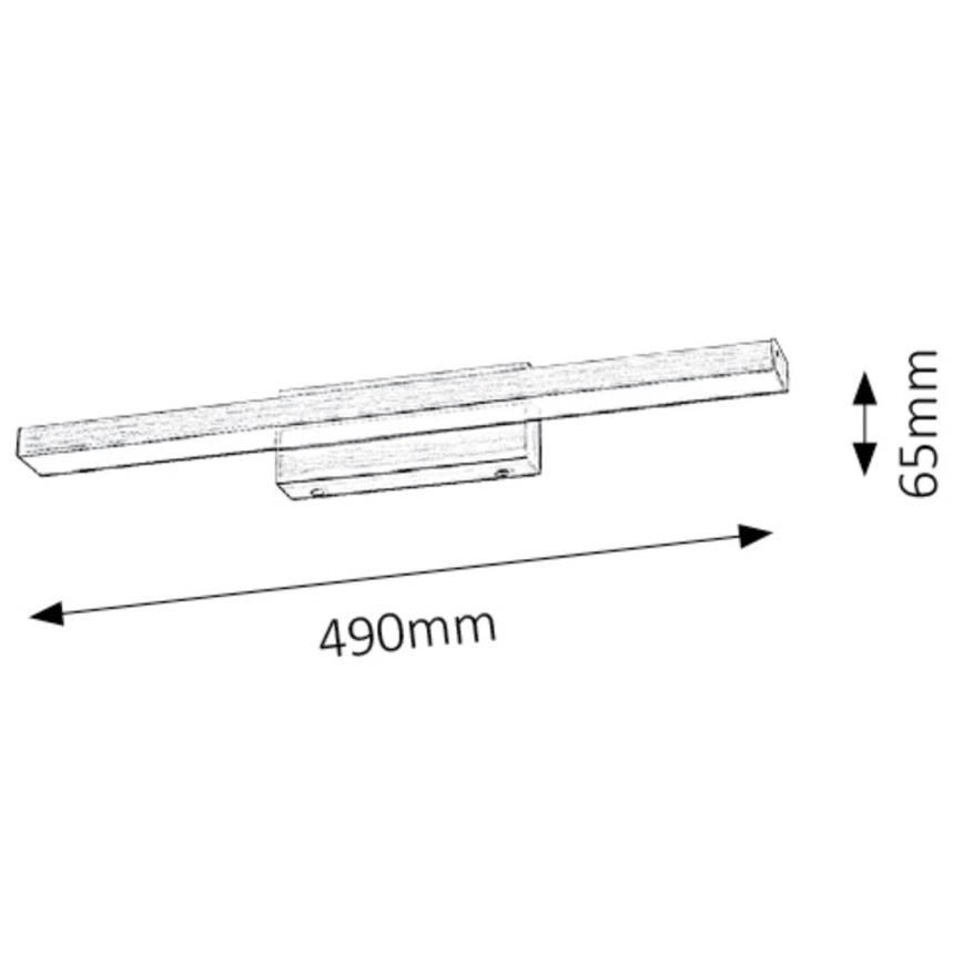 Rabalux - Luz de espelho de casa de banho LED 1xLED/12W/230V IP44