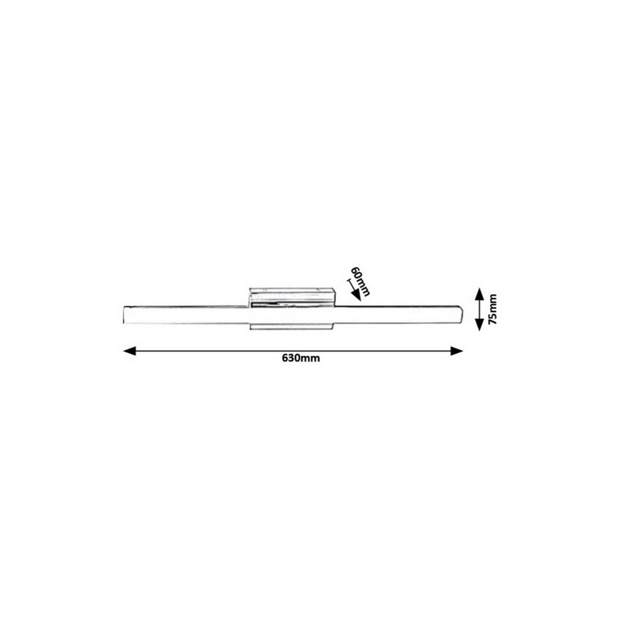 Rabalux - Luz de parede de casa de banho LED LED/13W/230V IP44