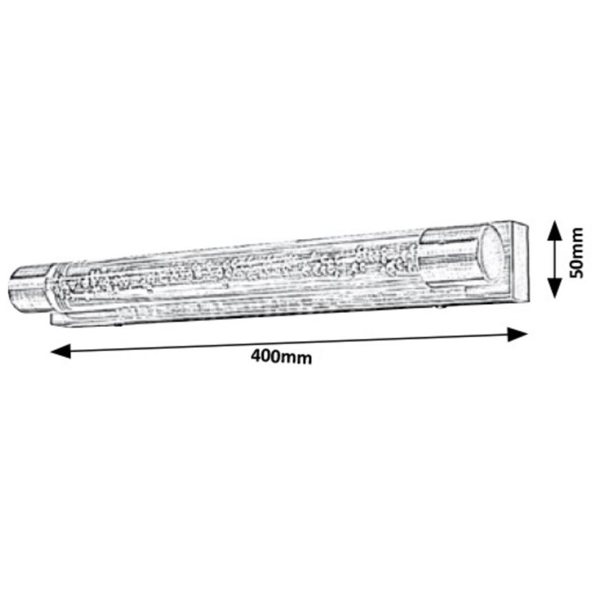 Rabalux - Luz de parede de casa de banho LED 2xLED/5W/230V IP44