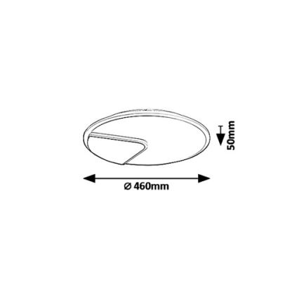 Rabalux 6329 - Luz de teto LED BOSWELL LED/40W/230V
