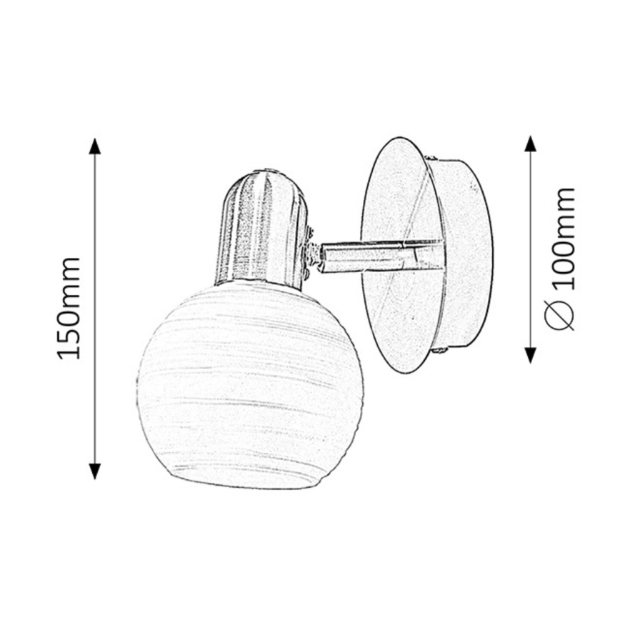 Rabalux - Luz de parede 1xE14/40W/230V