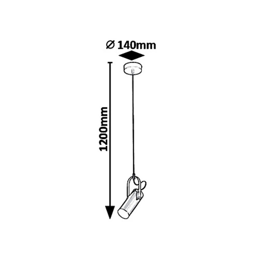 Rabalux 6429 - Candelabro num fio LED RAVEN LED/5W/230V