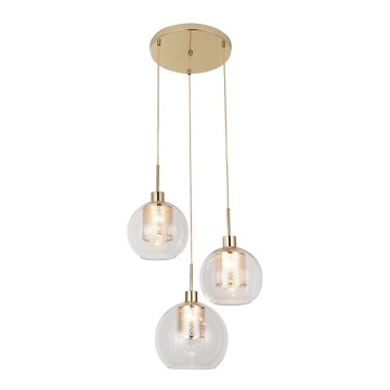 Rabalux 6496 - Candelabro num fio PHILANA 3xE14/40W/230V