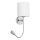 Rabalux 6529 - Iluminação de parede LARKIN 1xE27/40W+LED/3W