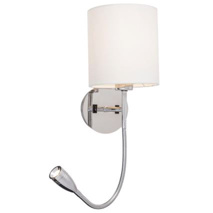 Rabalux 6529 - Iluminação de parede LARKIN 1xE27/40W+LED/3W