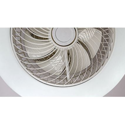 Rabalux - Iluminação de teto LED com regulação e ventoinha DALFON LED/36W/230V 3000-6000K + controlo remoto
