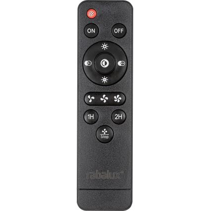 Rabalux - Iluminação de teto LED com regulação e ventoinha DALFON LED/36W/230V 3000-6000K + controlo remoto
