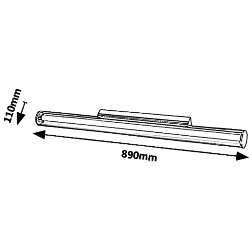 Luz de parede LED LED/18W/230V
