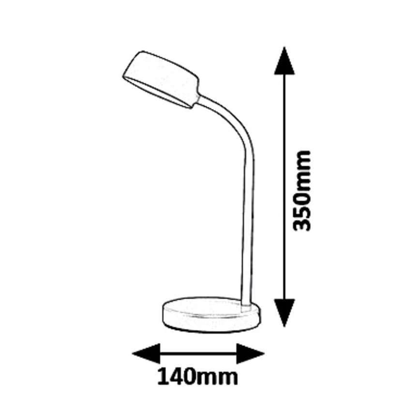 Rabalux 6780 - Candeeiro de mesa LED BERRY LED/4,5W/230V