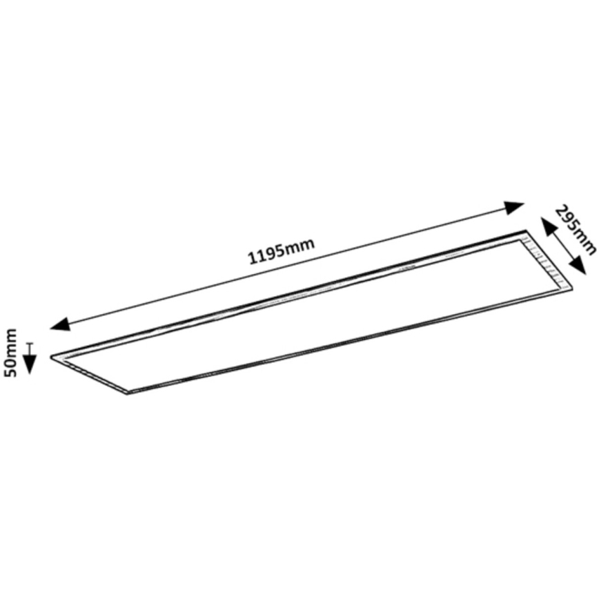 Rabalux - Painel montado à superfície LED LED/40W/230V 4000K
