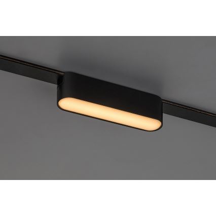 Rabalux - Candeeiro de teto LED para sistema de carris monofásico LED/6W/230V 3000K 11,5 cm preto
