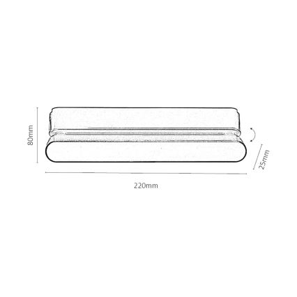 Rabalux - LED Candeeiro de teto para sistema de carris monofásico LED/12W/230V 3000K 22 cm preto