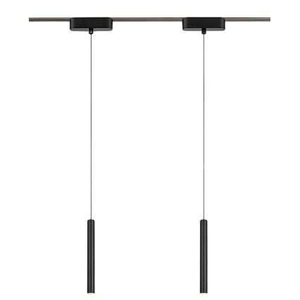 Rabalux - Candeeiro suspenso LED para sistema de carris monofásico LED/5W/230V 3000K preto
