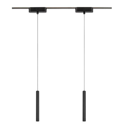 Rabalux - Candeeiro suspenso LED para sistema de carris monofásico LED/5W/230V 3000K preto