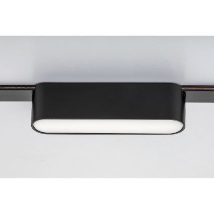 Rabalux - Candeeiro de teto LED para sistema de carris monofásico LED/6W/230V 3000K 11,5 cm preto