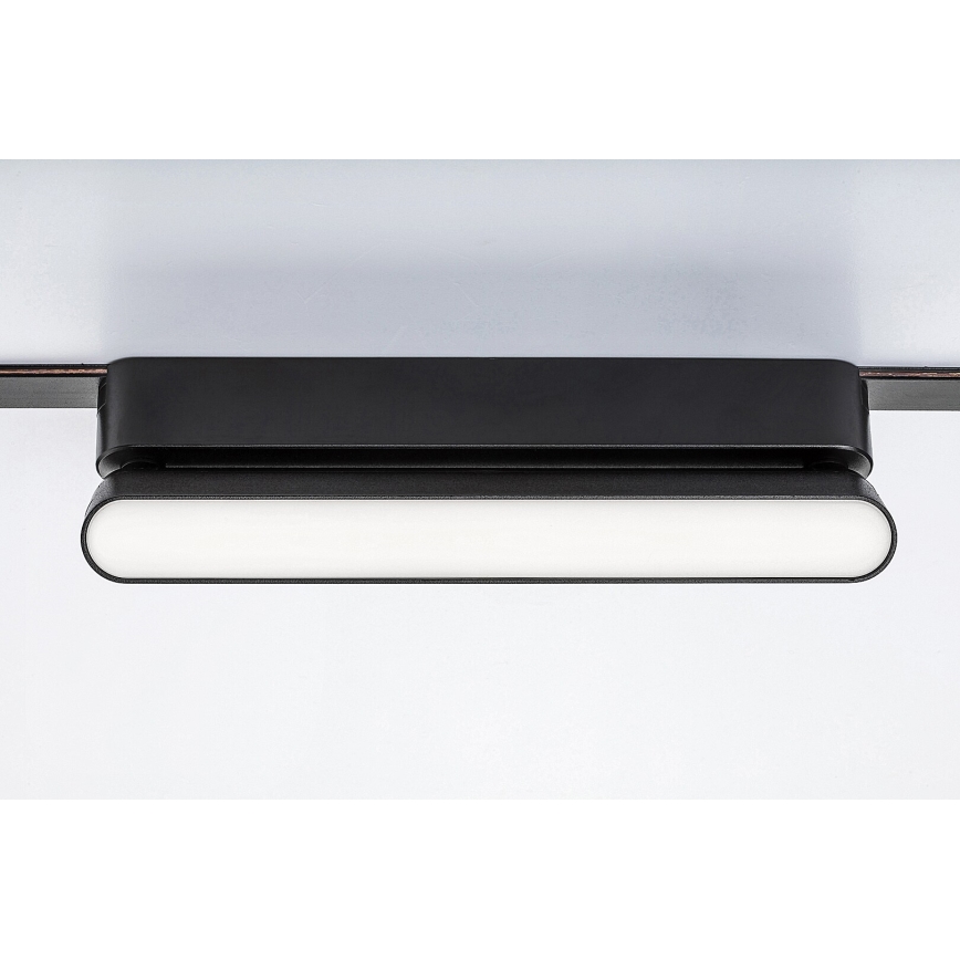 Rabalux - Candeeiro de teto LED para sistema de carris monofásico LED/12W/230V 4000K 22 cm preto
