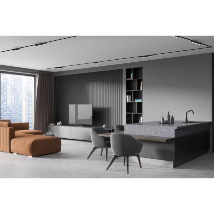 Rabalux - Candeeiro de teto LED regulável para sistema de carris monofásico LED/6W/24V 2700-5500K Wi-Fi Tuya 11,5 cm preto