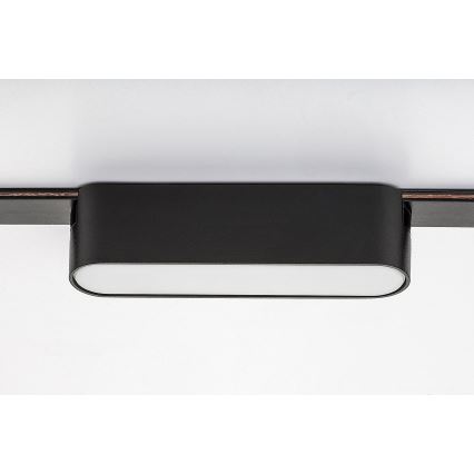 Rabalux - Candeeiro de teto LED regulável para sistema de carris monofásico LED/6W/24V 2700-5500K Wi-Fi Tuya 11,5 cm preto