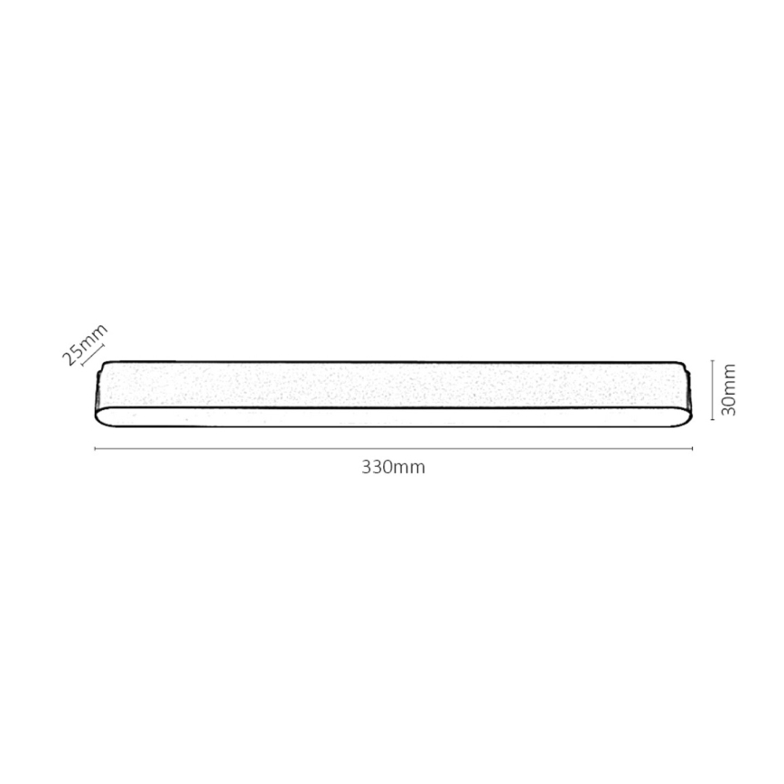 Rabalux - Candeeiro de teto LED regulável para sistema de carris monofásico LED/16W/24V 2700-5500K Wi-Fi Tuya 33 cm preto