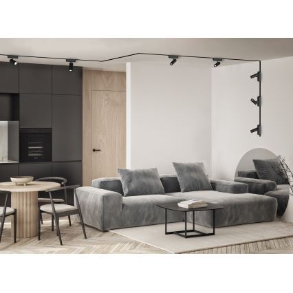 Rabalux -  Foco de luz LED regulável para sistema de carris monofásico LED/5W/24V 2700-5500K Wi-Fi Tuya preto
