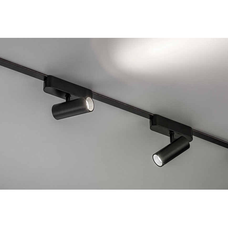 Rabalux -  Foco de luz LED regulável para sistema de carris monofásico LED/5W/24V 2700-5500K Wi-Fi Tuya preto