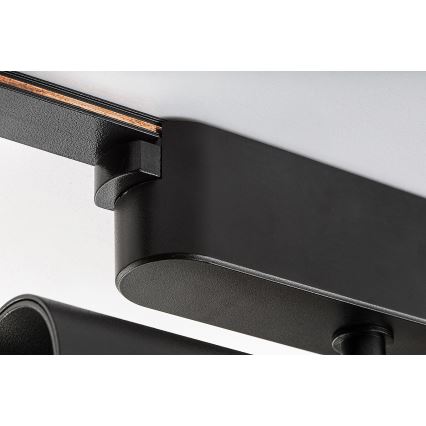 Rabalux - Foco de luz LED regulável para sistema de carris monofásico LED/9W/24V 2700-5500K Wi-Fi Tuya preto