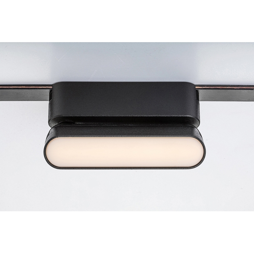 Rabalux - Candeeiro de teto LED regulável para sistema de carris monofásico LED/4W/24V 2700-5500K Wi-Fi Tuya 11,5 cm preto