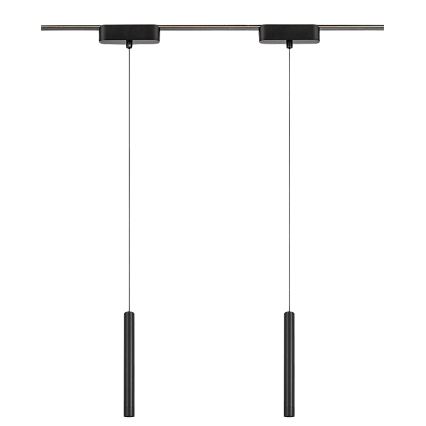 Rabalux - Candeeiro suspenso LED com regulação para sistema de carris monofásico LED/5W/24V 2700-5500K Wi-Fi Tuya preto