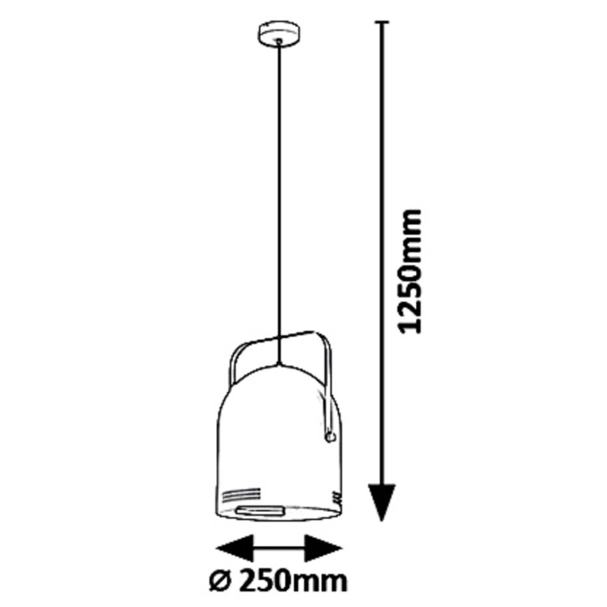 Rabalux 7016 - Candelabro num fio MINUET 1xE14/40W/230V