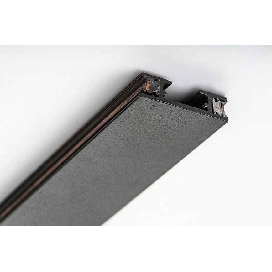 Rabalux - Sistema de carril monofásico 1 m + 2x fim conector preto