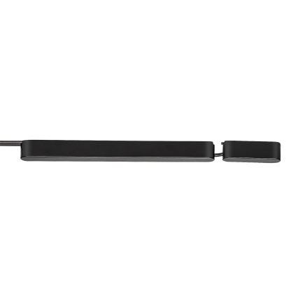Rabalux - Alimentação elétrica para luzes no sistema ferroviário 80W/230V 10,2 + 33 cm preto