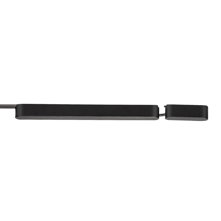 Rabalux - Alimentação elétrica para luzes no sistema ferroviário 80W/230V 10,2 + 33 cm preto