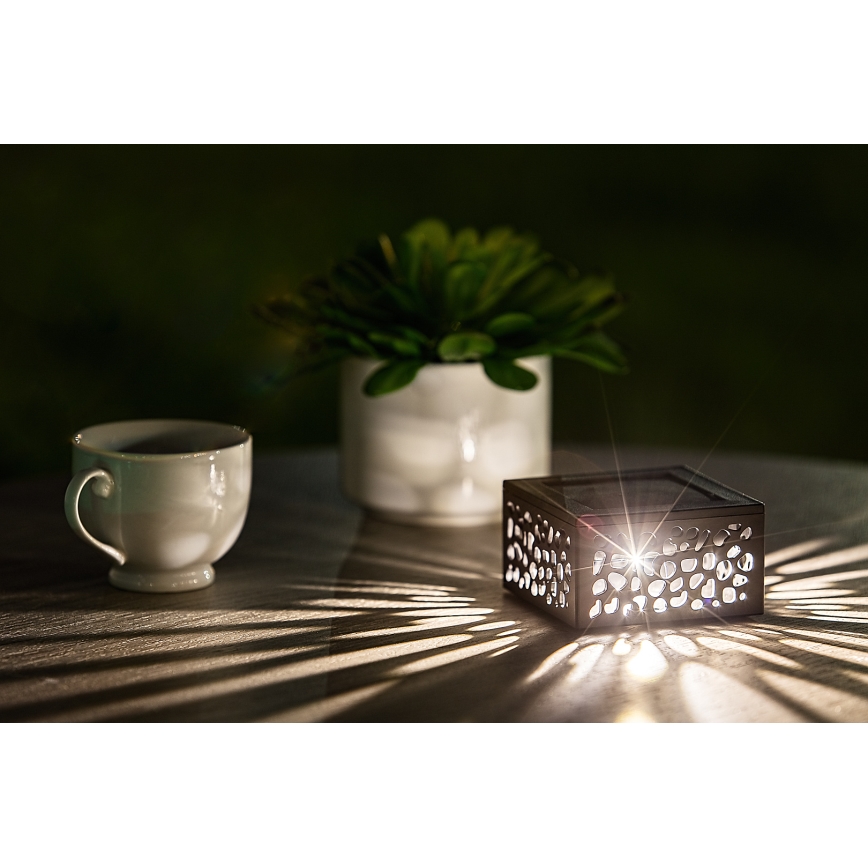 Rabalux - Iluminação solar LED LED/0,5W/1,2V IP44 600 mAh