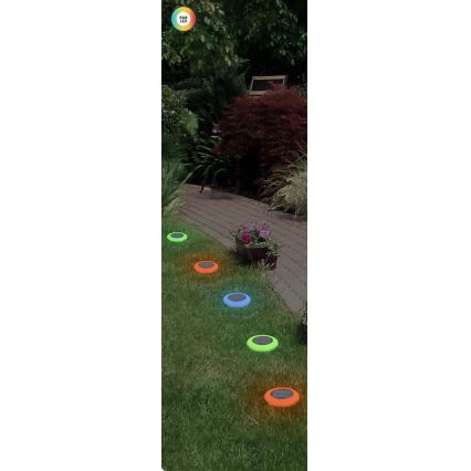 Rabalux - Iluminação solar LED RGB LED/0,6W/3,7V IP65