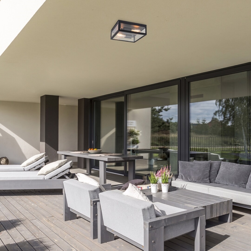 Rabalux - Iluminação de teto exterior 2xE27/60W/230V IP23