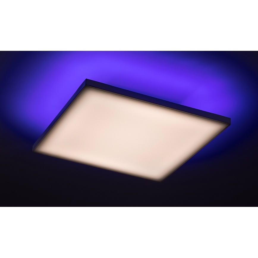Rabalux - Iluminação de teto LED RGB com regulação LED/18W/230V 3000-6500K 30x30 cm + controlo remoto