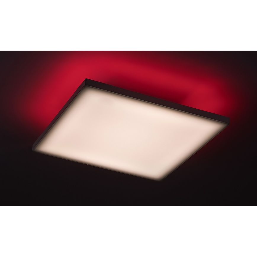 Rabalux - Iluminação de teto LED RGB com regulação LED/18W/230V 3000-6500K 30x30 cm + controlo remoto