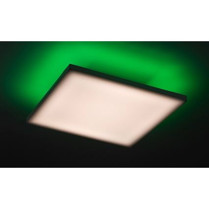 Rabalux - Iluminação de teto LED RGB com regulação LED/18W/230V 3000-6500K 30x30 cm + controlo remoto