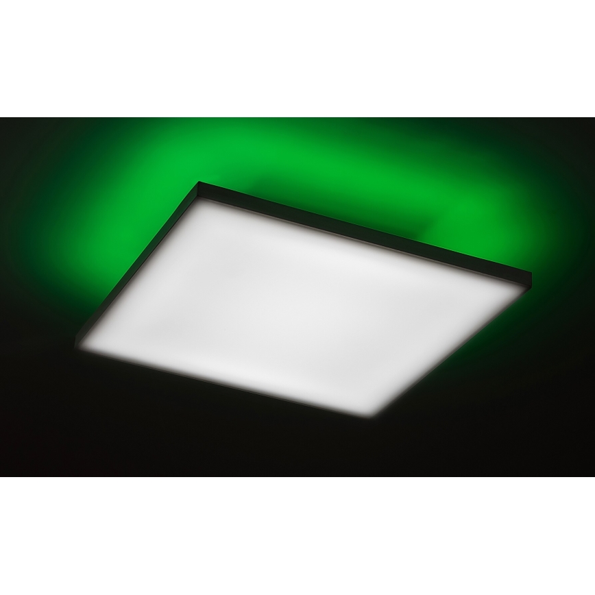 Rabalux - Iluminação de teto LED RGB com regulação LED/18W/230V 3000-6500K 30x30 cm + controlo remoto