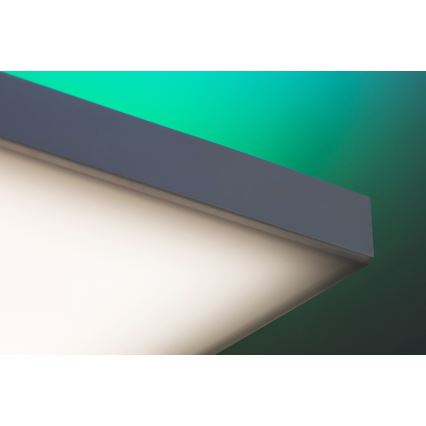 Rabalux - Iluminação de teto LED RGB com regulação LED/18W/230V 3000-6500K 30x30 cm + controlo remoto