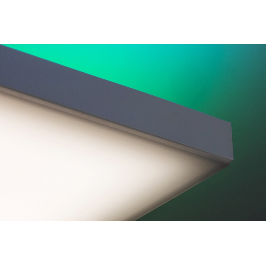 Rabalux - Iluminação de teto LED RGB com regulação LED/18W/230V 3000-6500K 30x30 cm + controlo remoto
