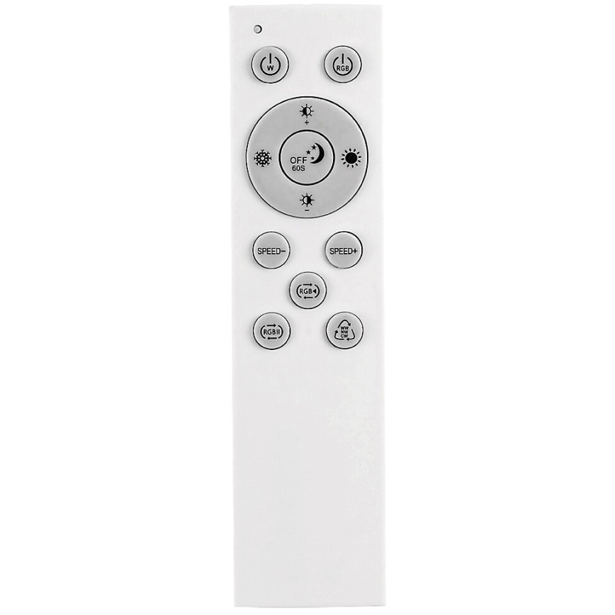 Rabalux - Iluminação de teto LED RGB com regulação LED/18W/230V 3000-6500K 30x30 cm + controlo remoto