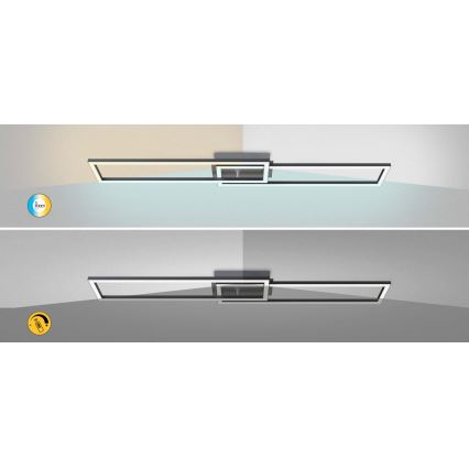 Rabalux - Iluminação de teto LED com regulação LED/38W/230V 3000-6500K Wi-Fi Tuya + comando