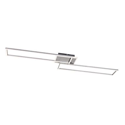 Rabalux - Luminária de teto LED dimmerizável LED/40W/230V 2700-6500K Wi-Fi Tuya cromo fosco + controlo remoto 25x110 cm
