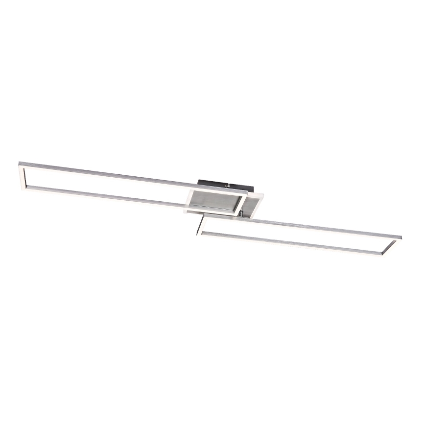 Rabalux - Luminária de teto LED dimmerizável LED/40W/230V 2700-6500K Wi-Fi Tuya cromo fosco + controlo remoto 25x110 cm