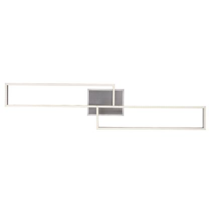 Rabalux - Luminária de teto LED dimmerizável LED/40W/230V 2700-6500K Wi-Fi Tuya cromo fosco + controlo remoto 25x110 cm
