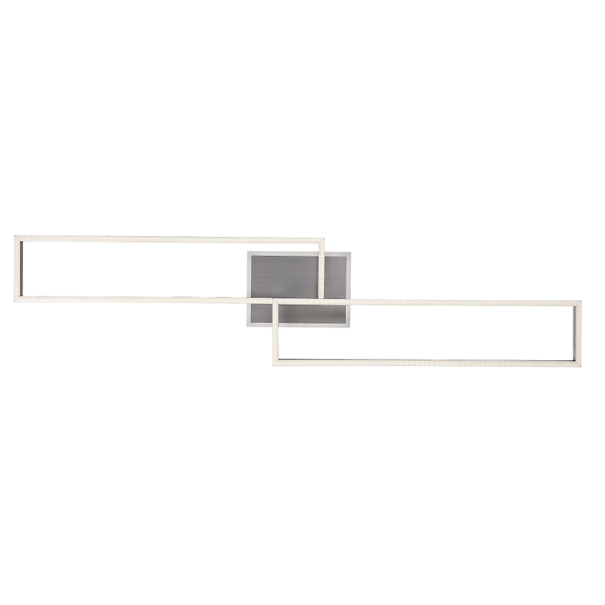 Rabalux - Luminária de teto LED dimmerizável LED/40W/230V 2700-6500K Wi-Fi Tuya cromo fosco + controlo remoto 25x110 cm
