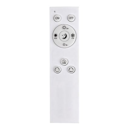 Rabalux - Luminária de teto LED dimmerizável LED/40W/230V 2700-6500K Wi-Fi Tuya cromo fosco + controlo remoto 25x110 cm