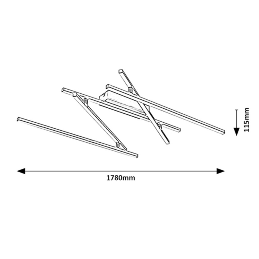Rabalux - Iluminação de teto LED LED/40W/230V 4000K