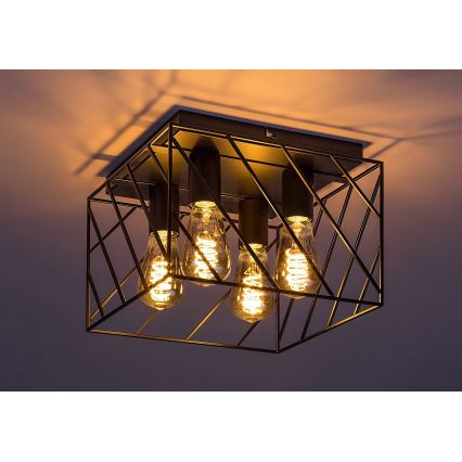 Rabalux - Luminária de teto 4xE27/25W/230V 30x30 cm